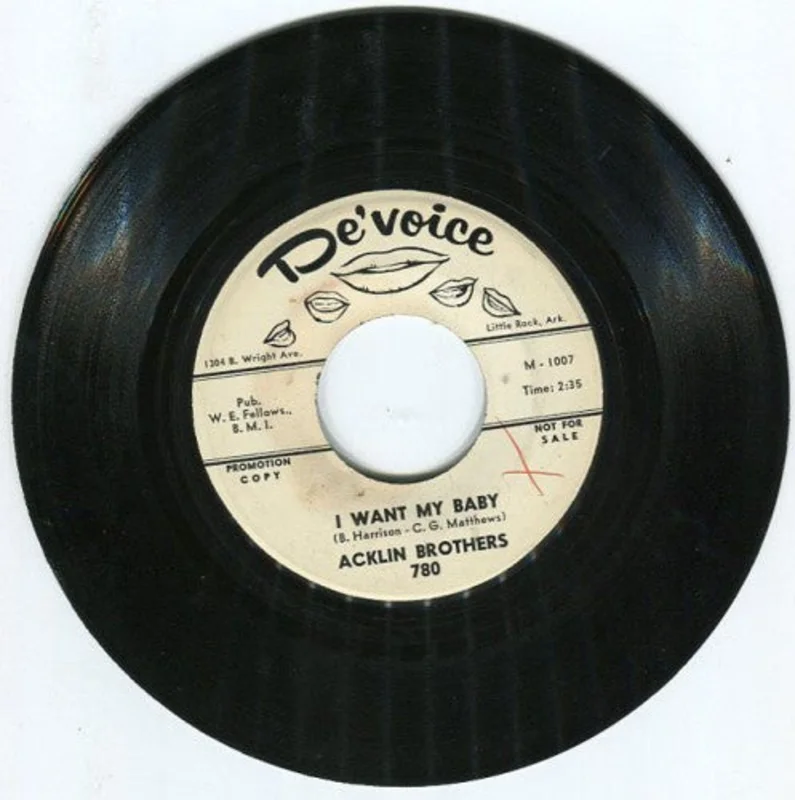 Acklin Brothers - I Want My Baby / Junior's Angle