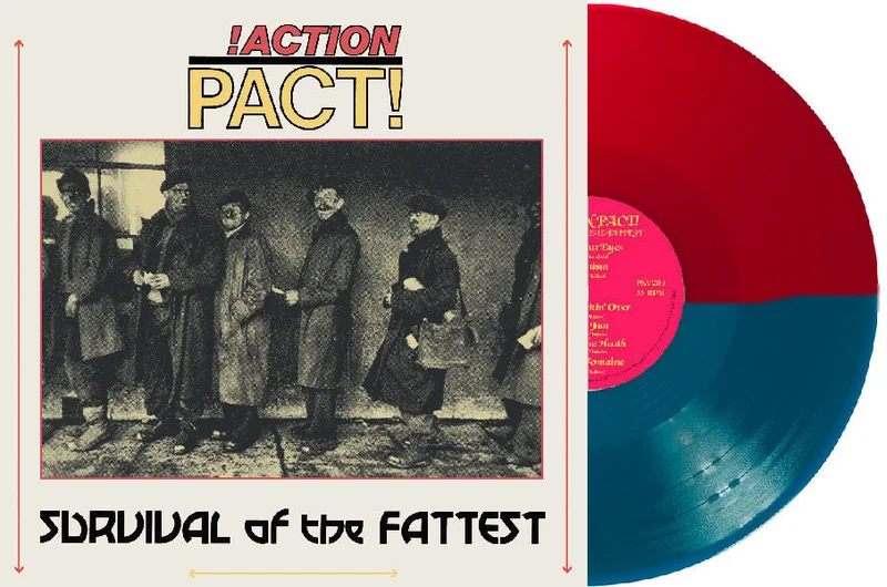 Action Pact - Survival Of The Fattest NEW LP (blue / red vinyl)