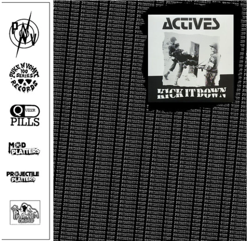 Actives - Kick It Down USED LP (test press)