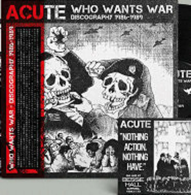 Acute - Who Wants War Discography 1986 to 1989 NEW 2xLP
