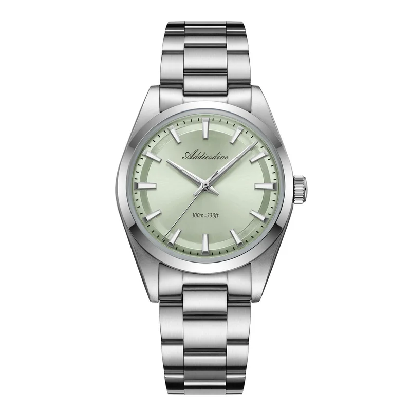 ADDIESDIVE 36mm Luxury VH31 Quartz Watch AD2066 White