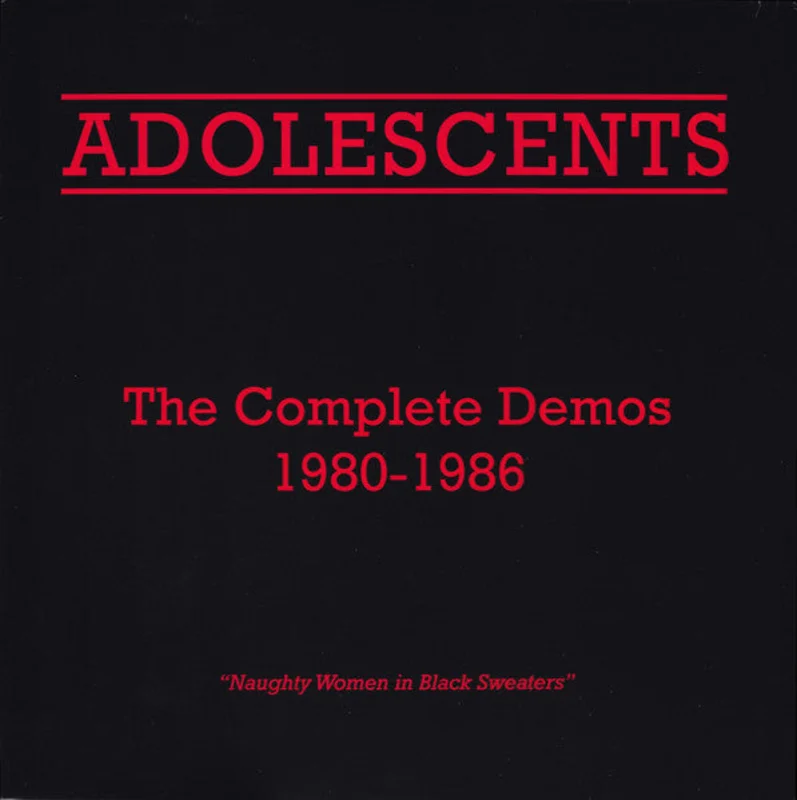 Adolescents - Complete Demos 1980 to 1986 NEW LP