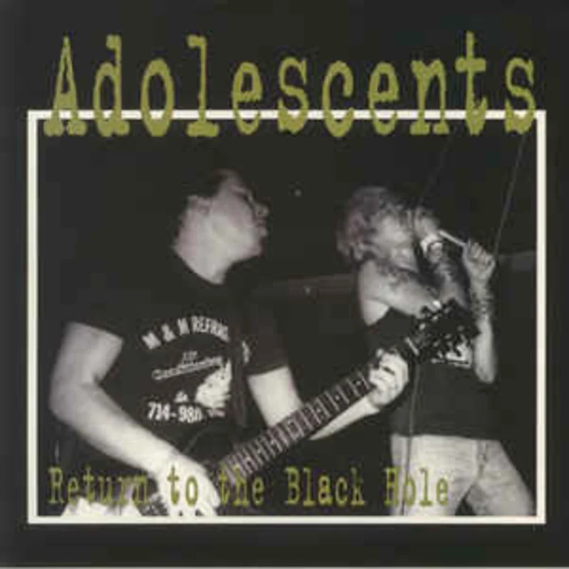 Adolescents - Return To The Black Hole NEW LP