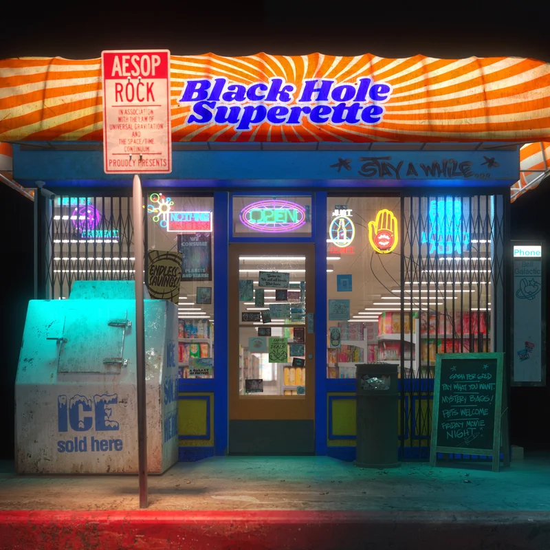 Aesop Rock - Black Hole Superette - 2 LPs on limited Colored vinyl