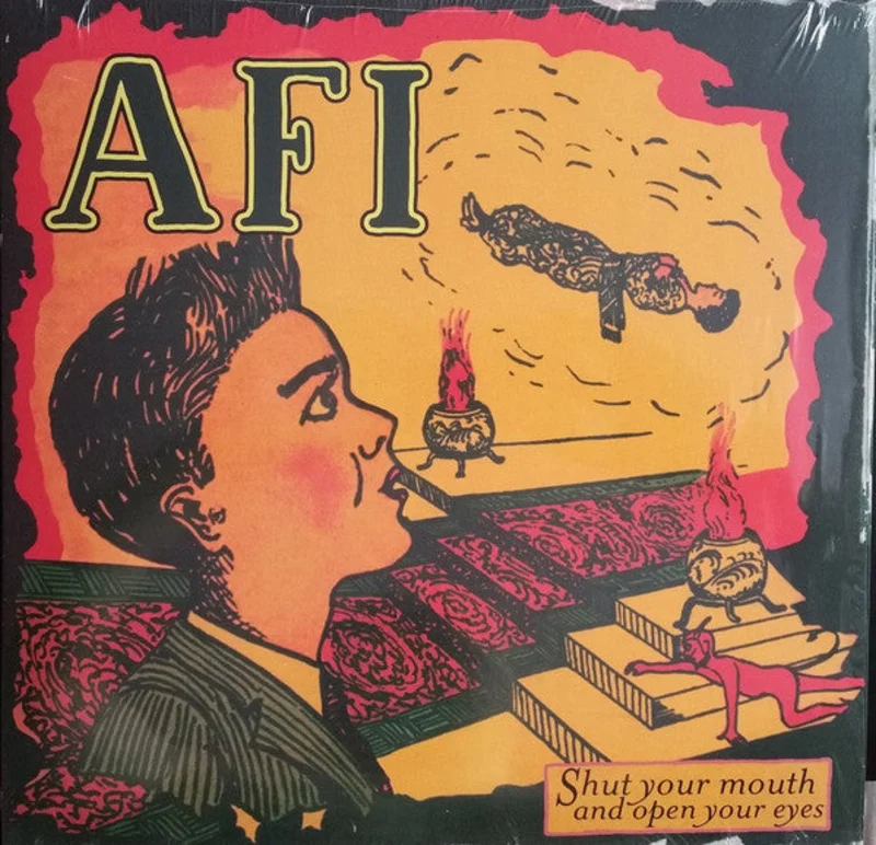 AFI - Shut Your Mouth And Open Your Eyes USED LP (sealed)