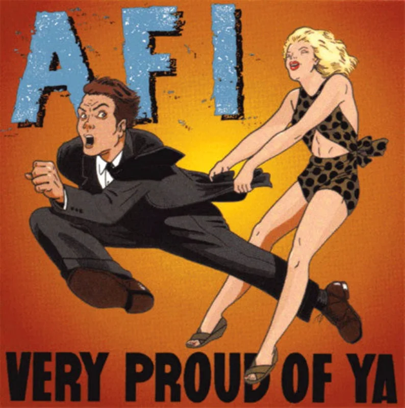 AFI - Very Proud Of Ya USED LP (dark purple marble vinyl)