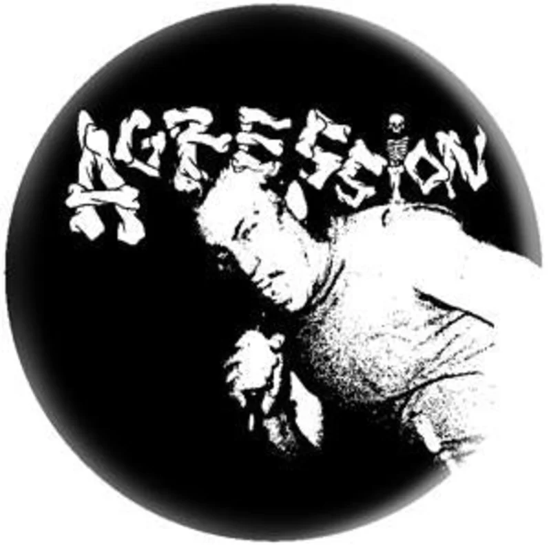 AGRESSION - LOGO big button