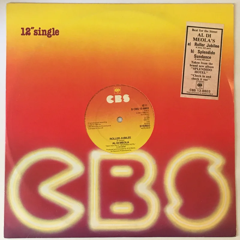 Al Di Meola - Roller Jubilee 12" Single