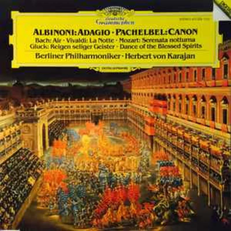 Albinoni*  Pachelbel*, Berliner Philharmoniker  Herbert Von Karajan  Albinoni: Adagio  Pachelbel: Canon  (1984)