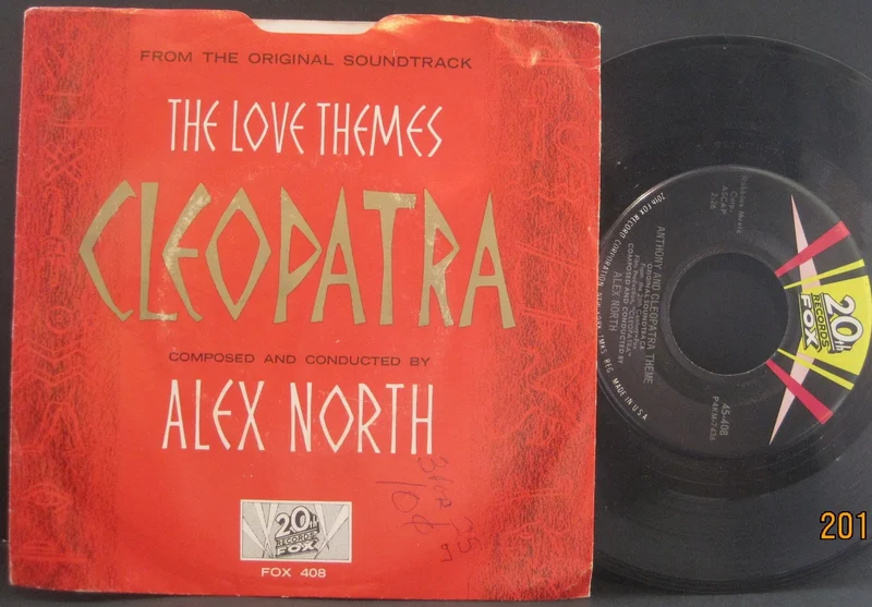 Alex North - Caesar and Cleopatra Theme b/w Anthony and Cleopatra Theme PS