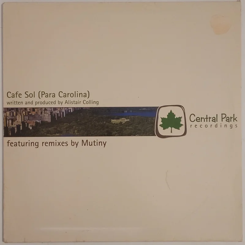 Alistair Colling - Cafe Sol (Para Carolina) 12" Single