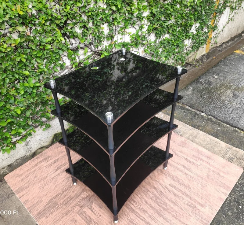 Alpha EVO (12mm Black Acrylic shelf/18mm maple) - Racks & Shelves