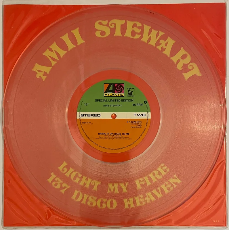 Amii Stewart - Light My Fire 12" Single (Ltd Transparent)