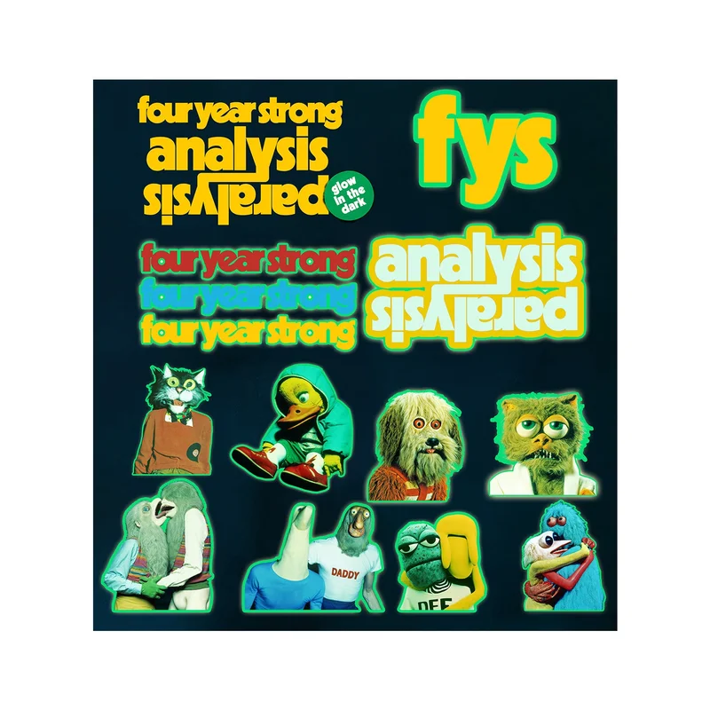 analysis paralysis - Glow In The Dark - Sticker Set