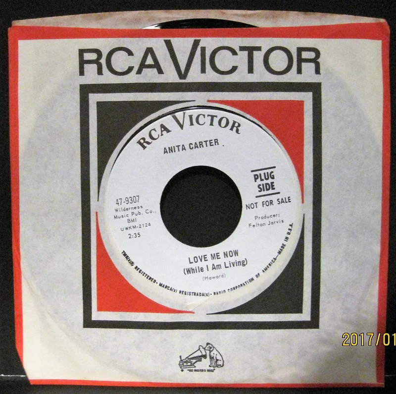 Anita Carter - Love Me Now b/w It's My Life