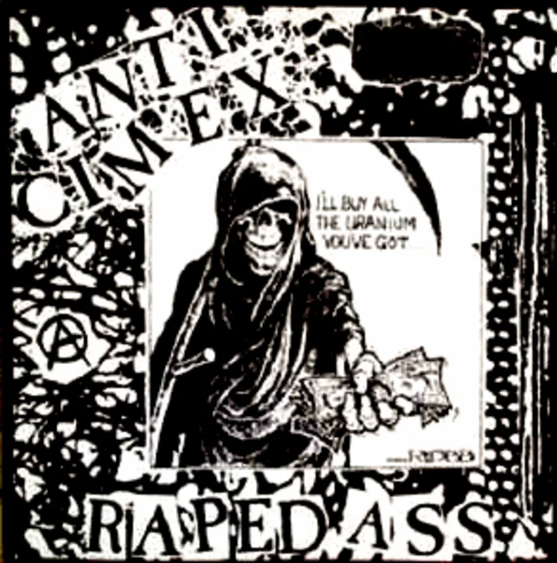ANTI-CIMEX RAPED ASS back patch