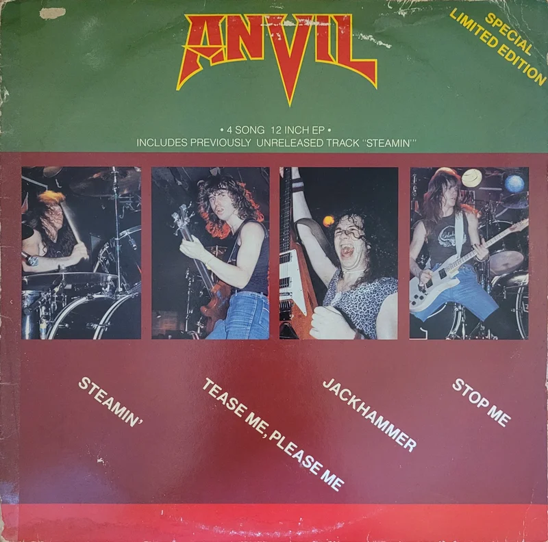 Anvil - Stop Me / Tease Me Please 12" Single (Limited edition EP)