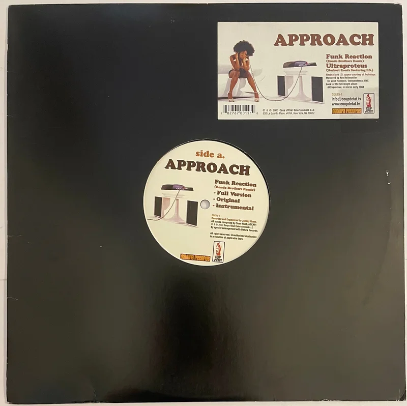 Approach - Funk Reaction / Ultraproteus 12" Single