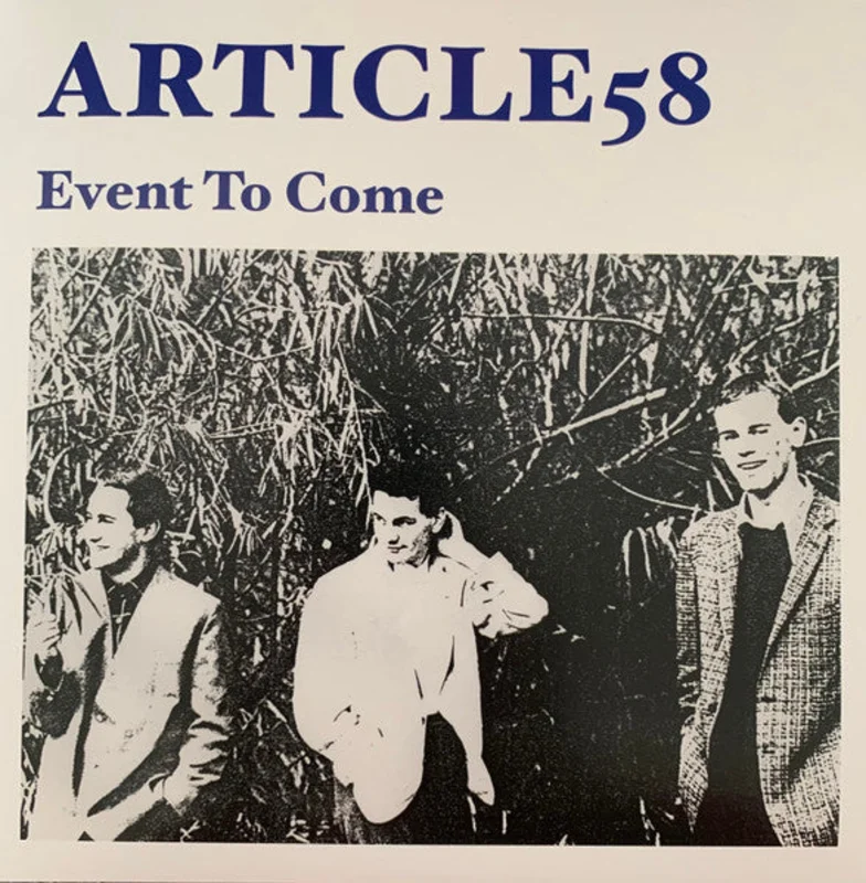 Article 58 - Event To Come NEW NEW POST PUNK / GOTH 7"