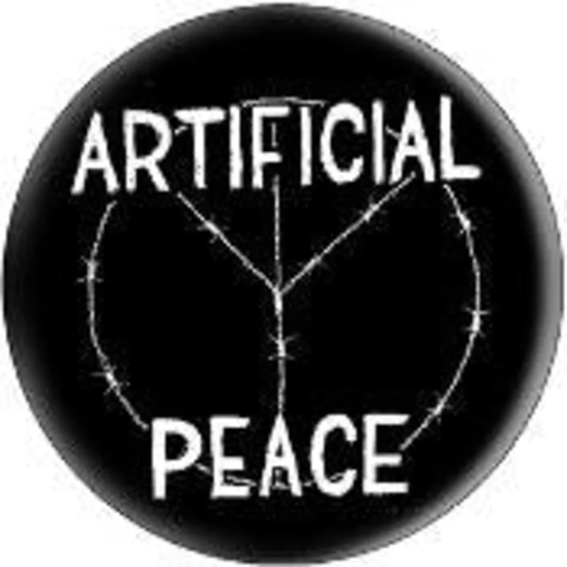 ARTIFICIAL PEACE button (1 inch)