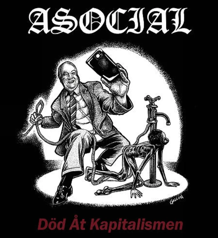 Asocial - Dd At Kapitalismen USED LP