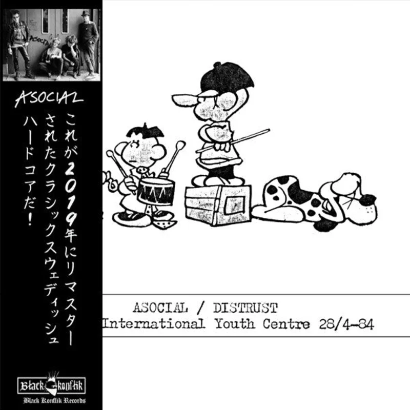 Asocial / Distrust - Live At International Youth Centre 28/4-84 NEW CD