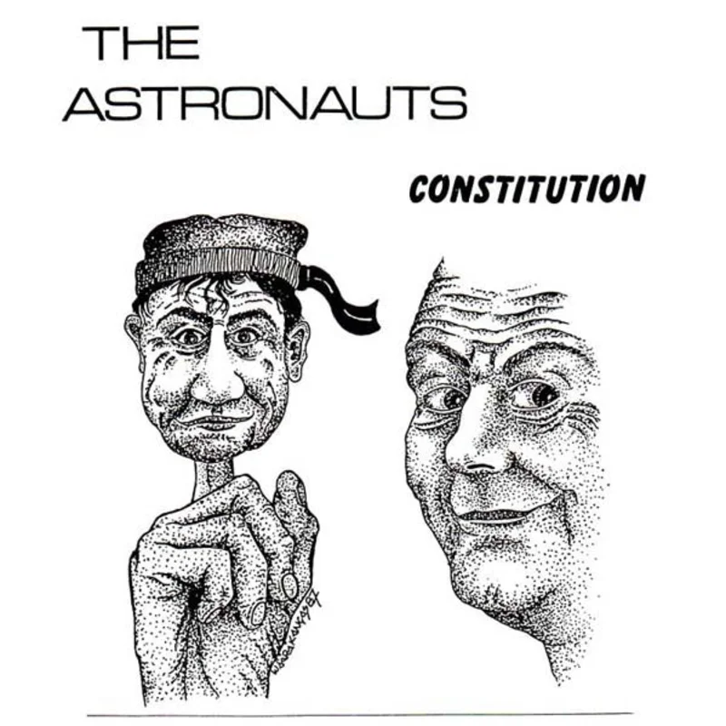 Astronauts - Constitution USED POST PUNK / GOTH 7"