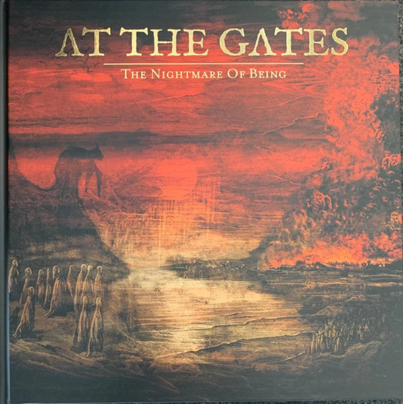 At The Gates - The Nightmare Of Being USED METAL LP (white vinyl)
