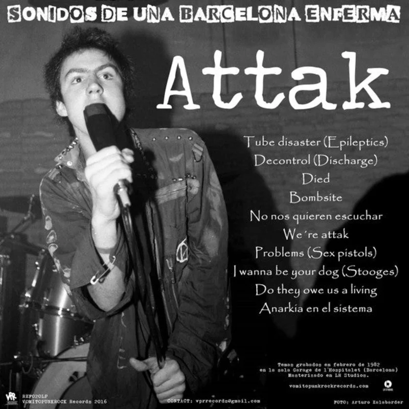 Attak / Shit SA - Split USED LP