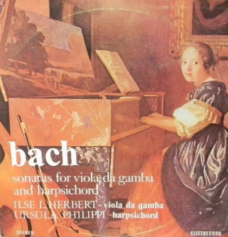 Bach* - Ilse L. Herbert / Ursula Philippi  Sonatas For Viola Da Gamba And Harpsichord  (1985)