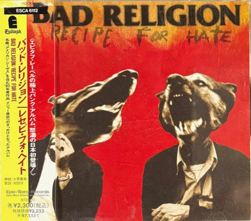 Bad Religion - Recipe For Hate USED CD (jpn)