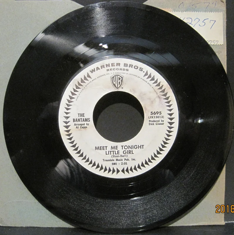 Bantams - Meet Me Tonight Little Girl b/w  Follow Me PROMO