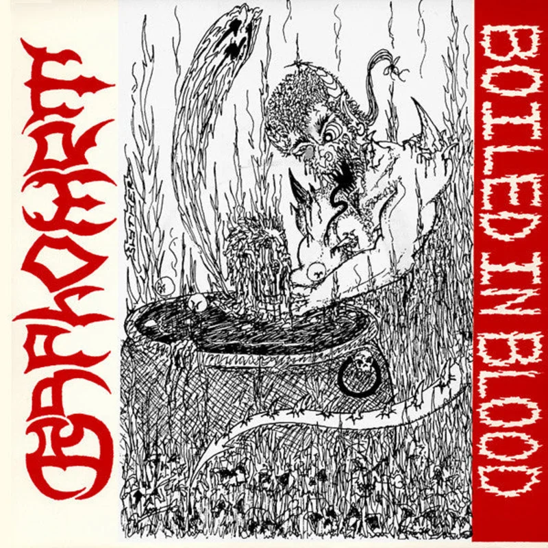 Baphomet - Boiled In Blood USED METAL 7"