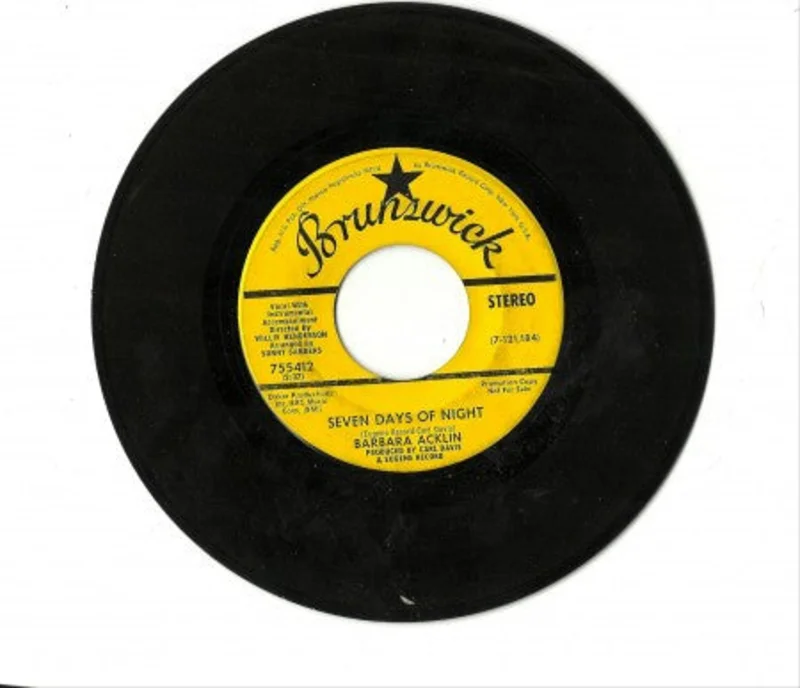 Barbara Acklin - Seven Days of Night/ A Raggedy Ride