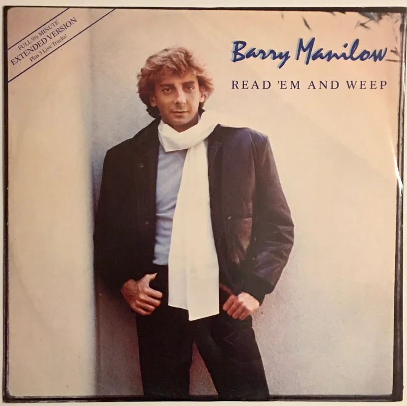 Barry Manilow - Read 'Em And Weep 12" Single