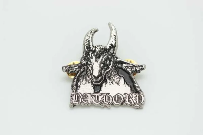 BATHORY GOAT METAL BADGE