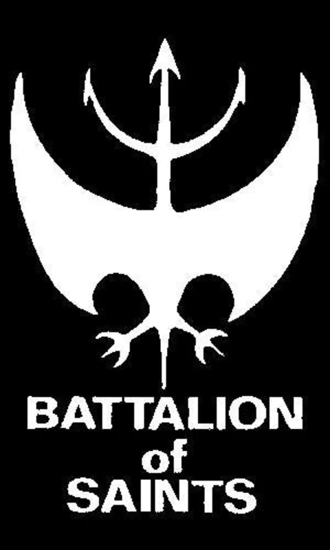 BATTALION OF SAINTS LOGO sticker