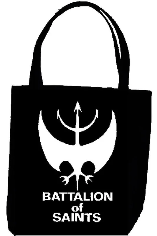 BATTALION OF SAINTS LOGO tote