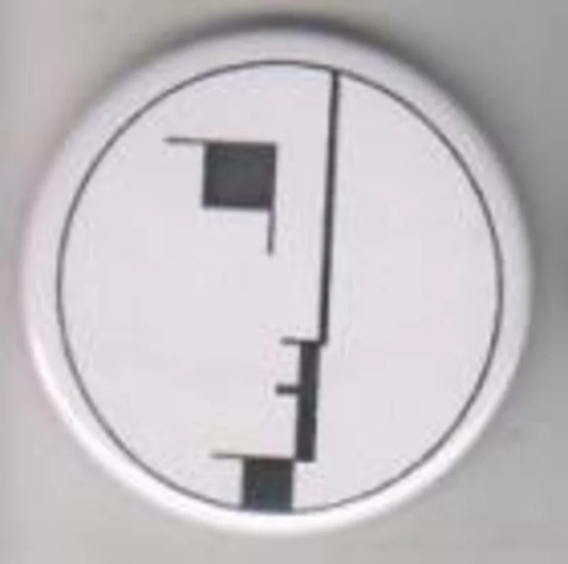 BAUHAUS - LOGO big button