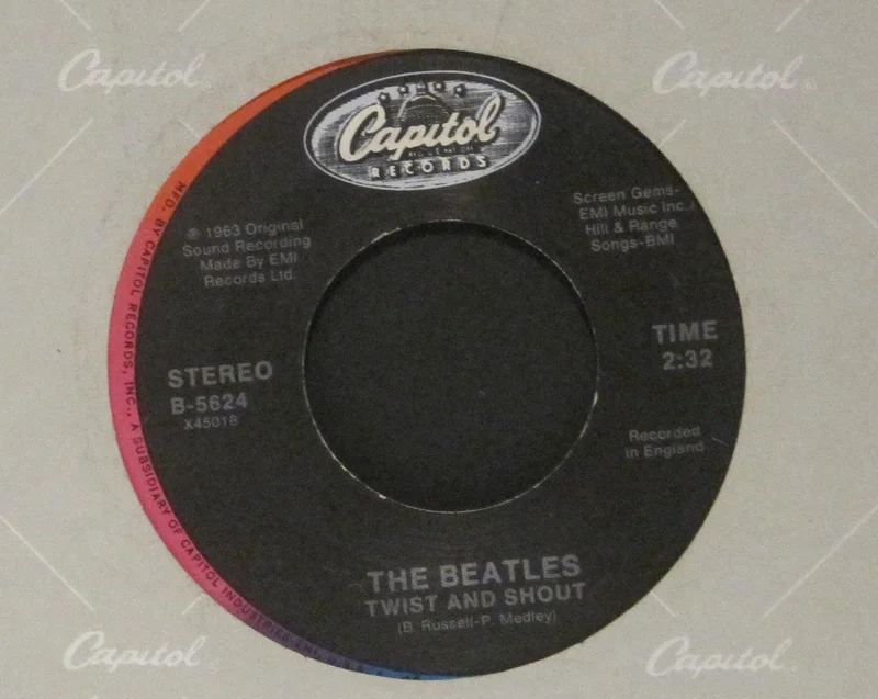 Beatles - Twist and Shout b/w There's A Place