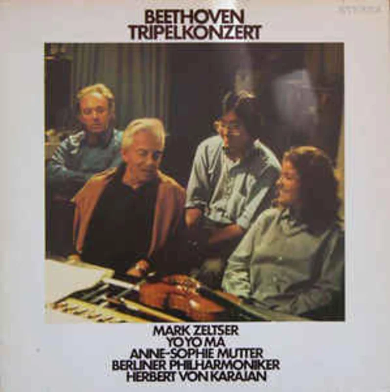 Beethoven*, Mark Zeltser, Yo Yo Ma*, Anne-Sophie Mutter, Berliner Philharmoniker, Herbert von Karajan  Tripelkonzert C-Dur Op.56 Fr Klavier, Violine Und Violoncello (Tripelkonzert) (1984)