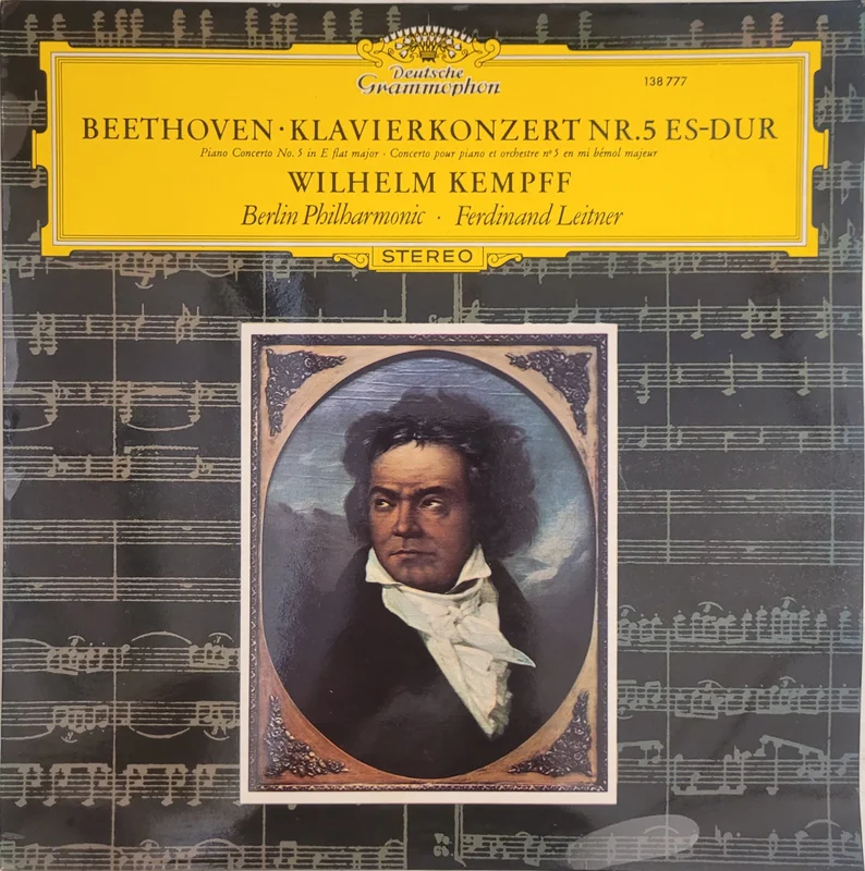 Beethoven  Wilhelm Kempff, Berlin Philharmonic  Ferdinand Leitner  Piano Concerto No. 5 In E Flat Major - Emperor