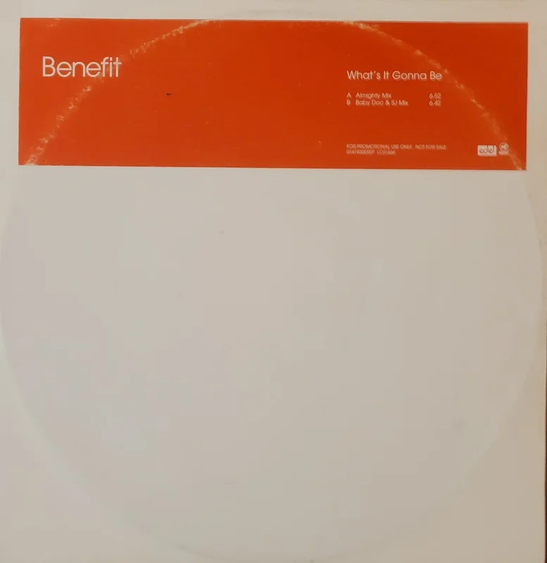 Benefit - What's It Gonna Be 12" Single (Promo)