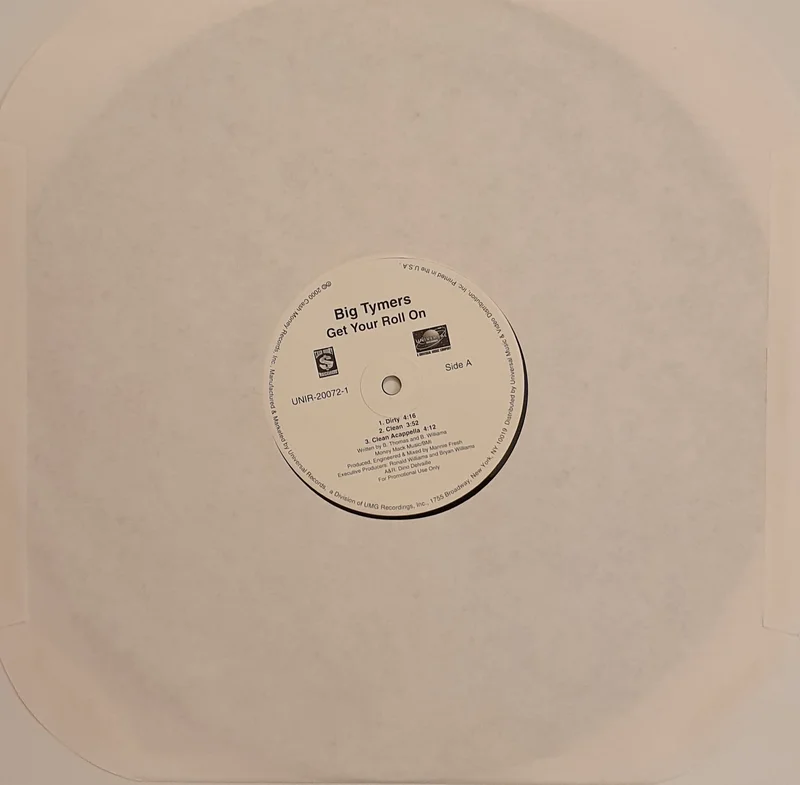 Big Tymers - Get Your Roll On 12" Single