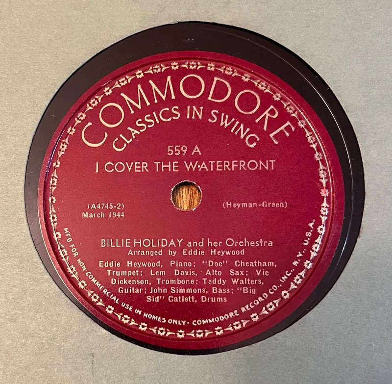 Billie Holiday - I Cover The Waterfront b/w Love Come Back To Me