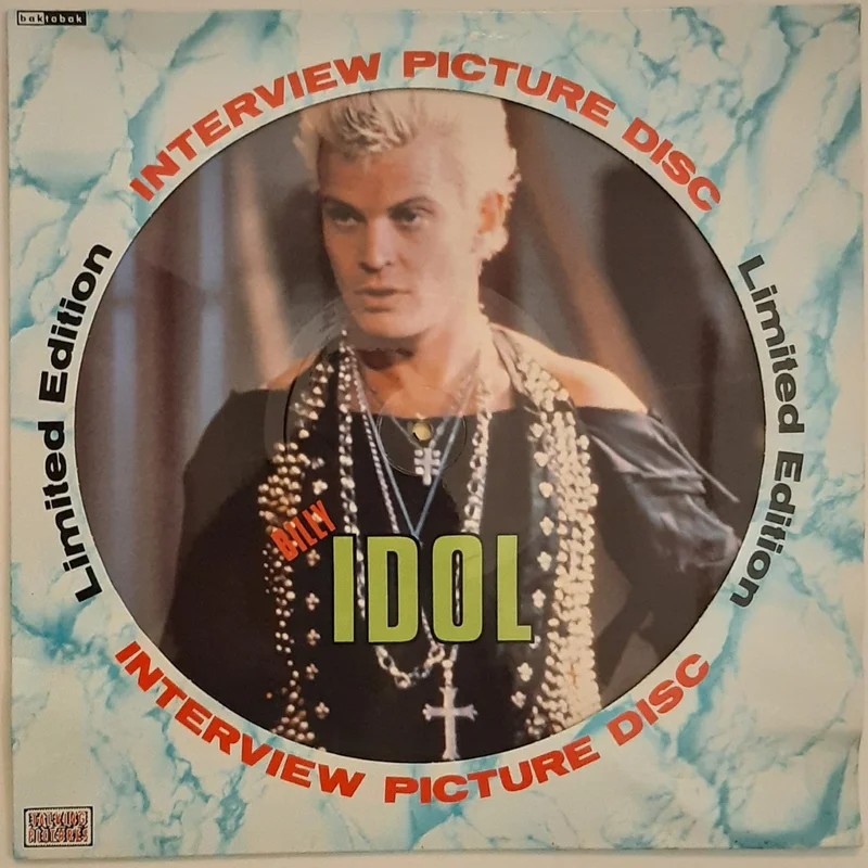 Billy Idol - Limited Edition Interview Picture Disc 12"