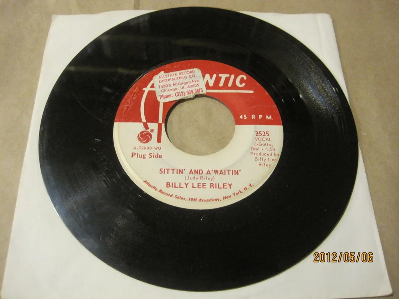 Billy Lee Riley - Sittin' and A'waitin' b/w Happy Man PROMO