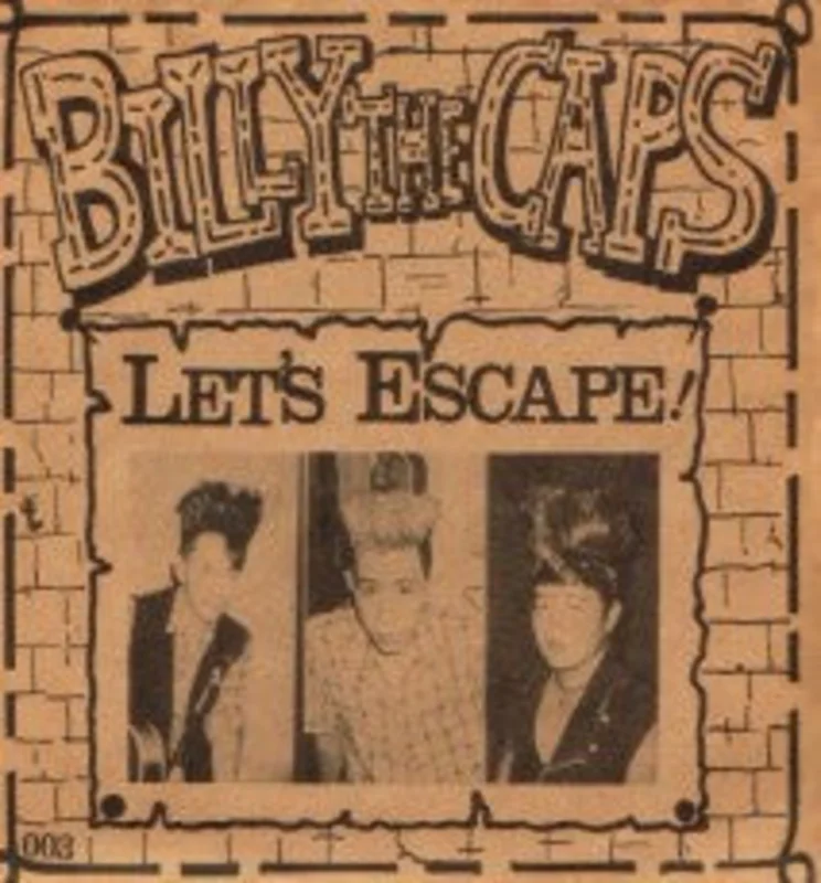 Billy The Caps - Let's Escape USED PSYCHOBILLY / SKA 7" (flexi)