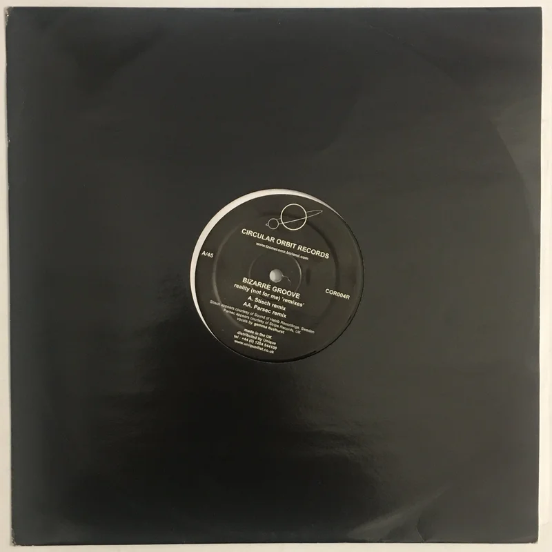 Bizarre Groove - Reality (Not For Me) Remixes 12" Single