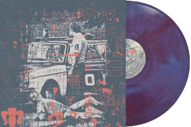 Bizex B - En Valdtakt I Vinyl NEW LP (blue and red mix vinyl)
